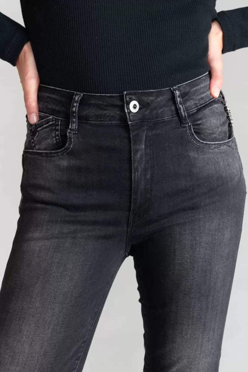 acya_pulp_slim_taille_haute_eme_jeans_noir_n_3.webp Le Temps des Cerises Coupe Slim-Acya Pulp Slim Taille Haute 7/8Eme Jeans Noir N°1 Black / Black
