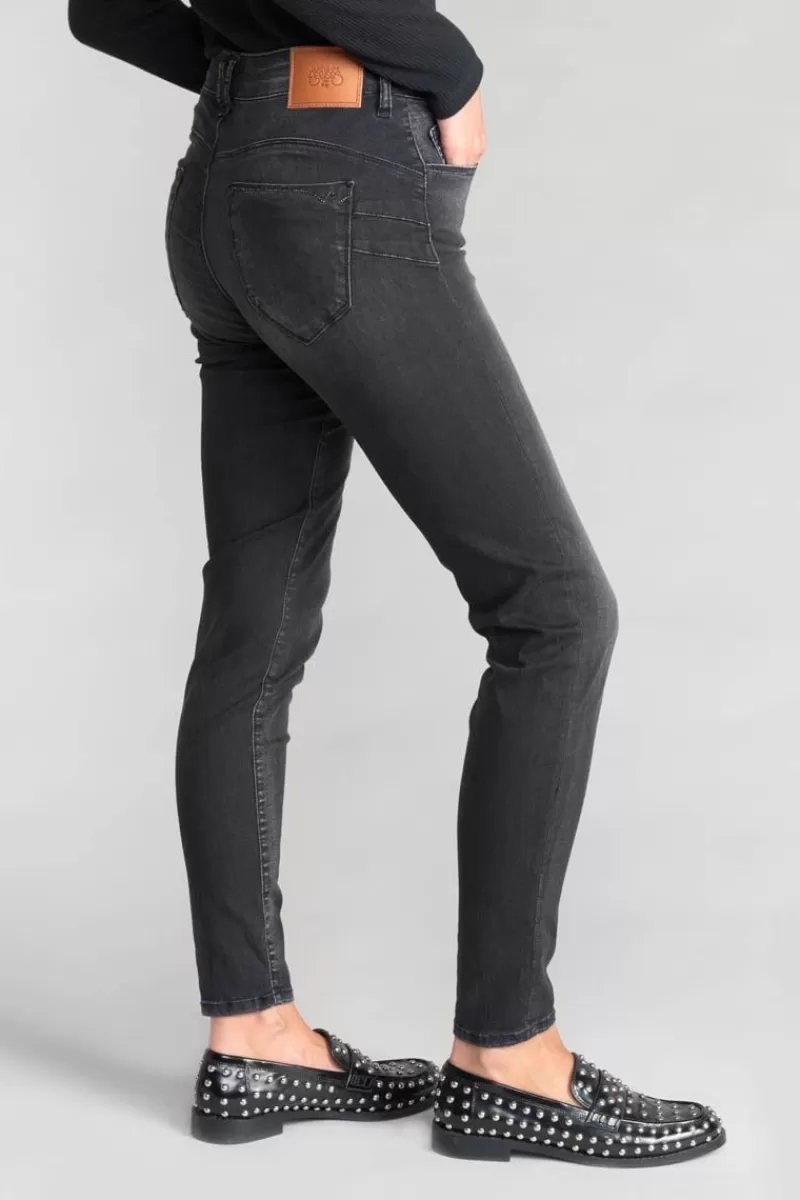 acya_pulp_slim_taille_haute_eme_jeans_noir_n_5.webp Le Temps des Cerises Coupe Slim-Acya Pulp Slim Taille Haute 7/8Eme Jeans Noir N°1 Black / Black