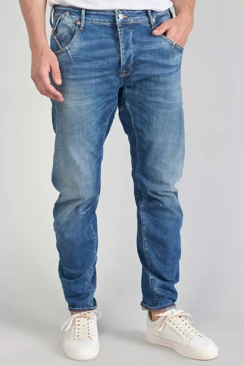 alost__tapered_arque_jeans_bleu_n_5.webp Le Temps des Cerises Coupe Tapered-Alost 900/03 Tapered Arque Jeans Bleu N°2 Blue