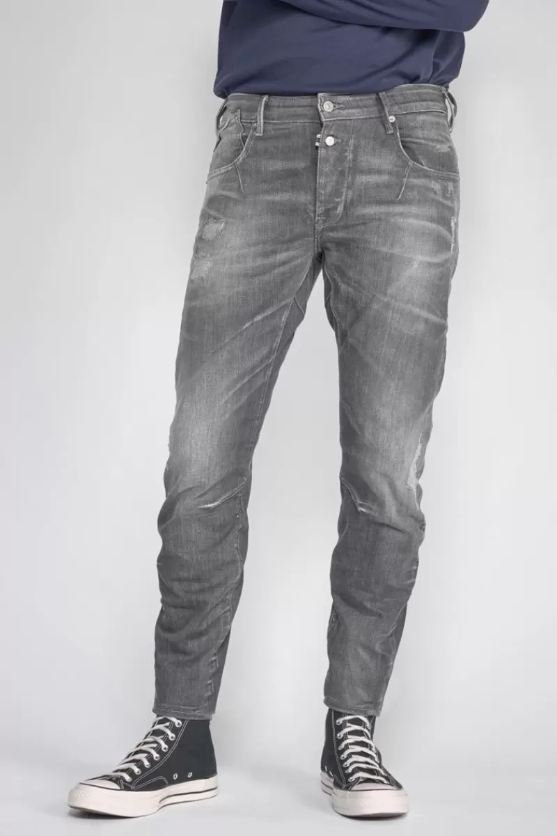 alost__tapered_arque_jeans_destroy_gris_n_2.webp Le Temps des Cerises Coupe Tapered-Alost 900/3 Tapered Arque Jeans Destroy Gris N°1 Grey