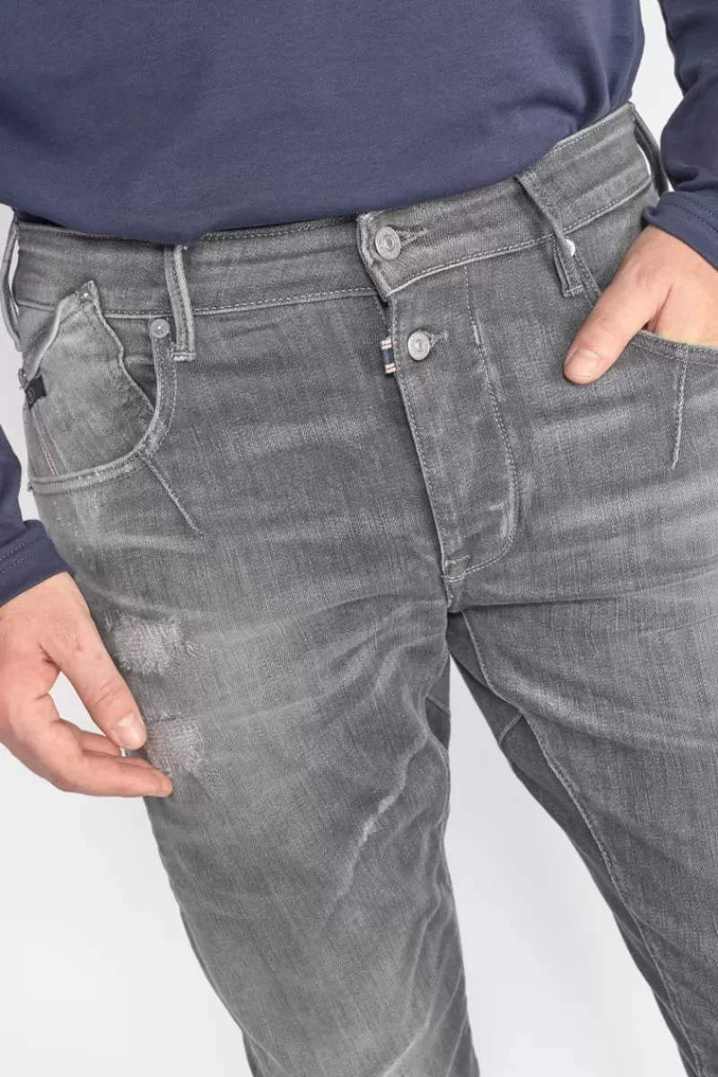 alost__tapered_arque_jeans_destroy_gris_n_3.webp Le Temps des Cerises Coupe Tapered-Alost 900/3 Tapered Arque Jeans Destroy Gris N°1 Grey
