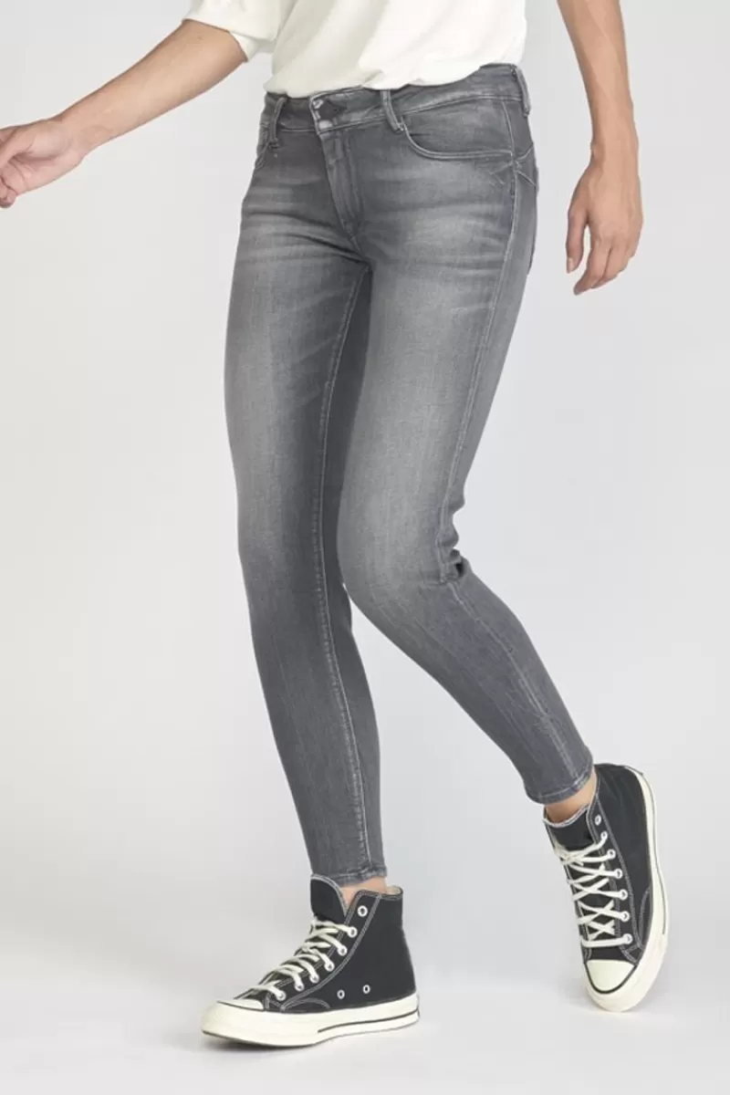 amick_pulp_slim_eme_jeans_gris_n_7.webp Le Temps des Cerises Coupe Slim-Amick Pulp Slim 7/8Eme Jeans Gris N°2 Grey