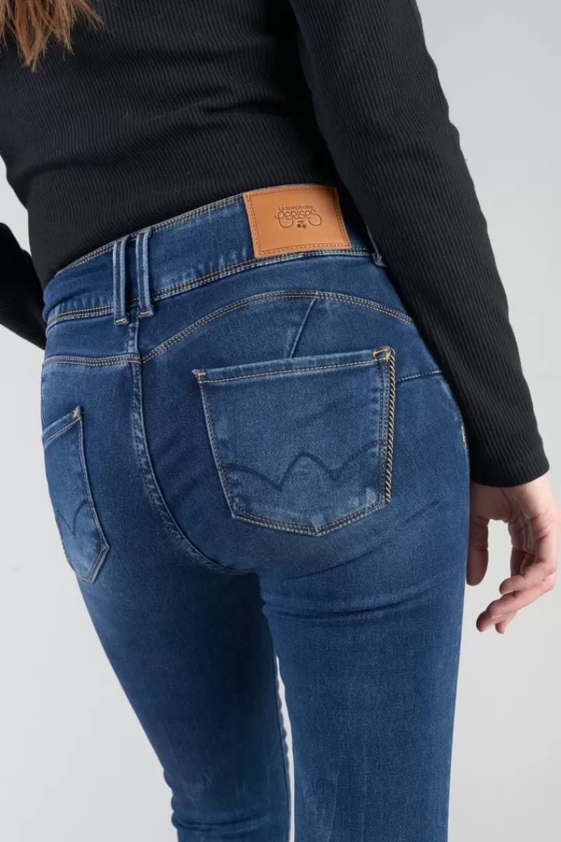 Le Temps des Cerises Coupe Slim-Asti Ultra Pulp Slim Taille Haute 7/8Eme Jeans Bleu N°2 Blue