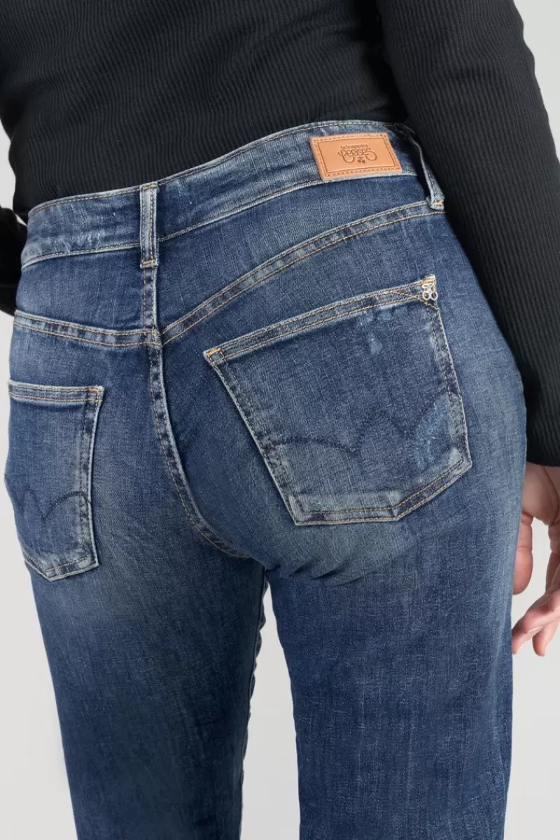 bambino__mom_taille_haute_eme_jeans_destroy_bleu_n_5.webp Le Temps des Cerises Coupe Mom-Bambino 400/17 Mom Taille Haute 7/8Eme Jeans Destroy Bleu N°2 Blue