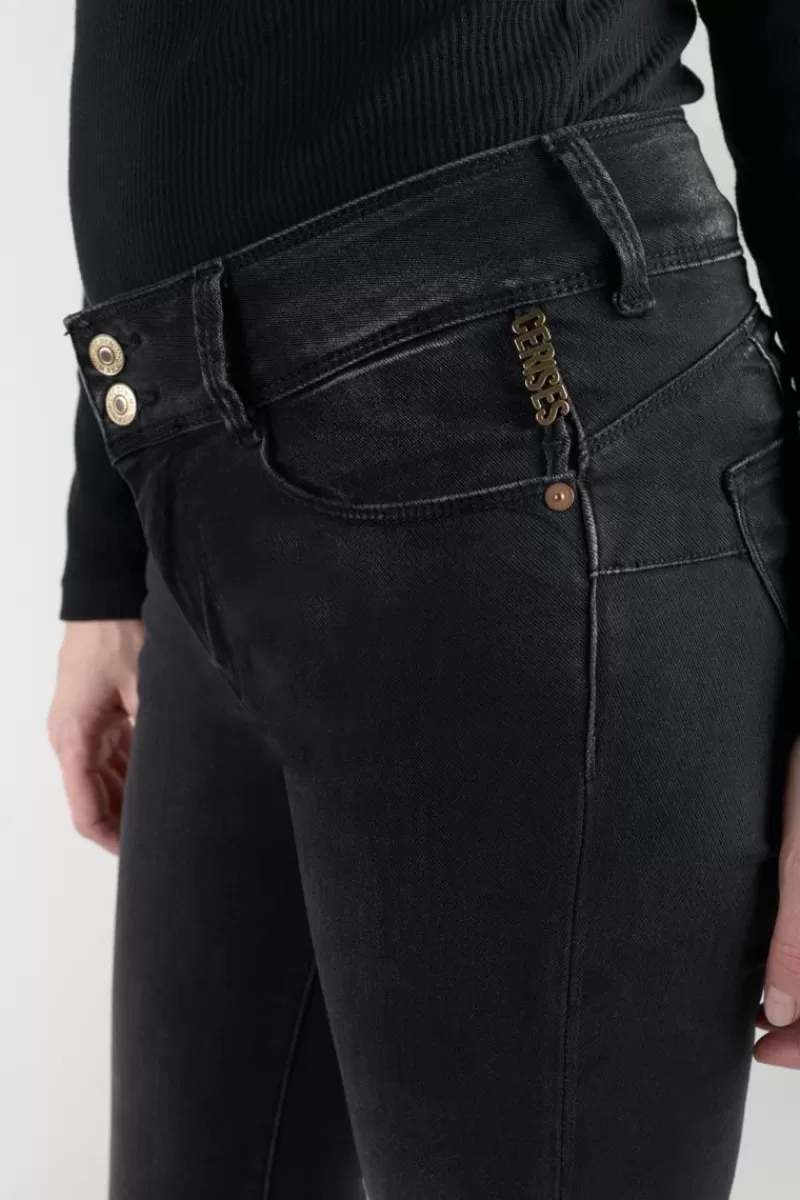 bari_ultra_pulp_slim_taille_haute_eme_jeans_noir_n_4.webp Le Temps des Cerises Coupe Slim-Bari Ultra Pulp Slim Taille Haute 7/8Eme Jeans Noir N°1 Black