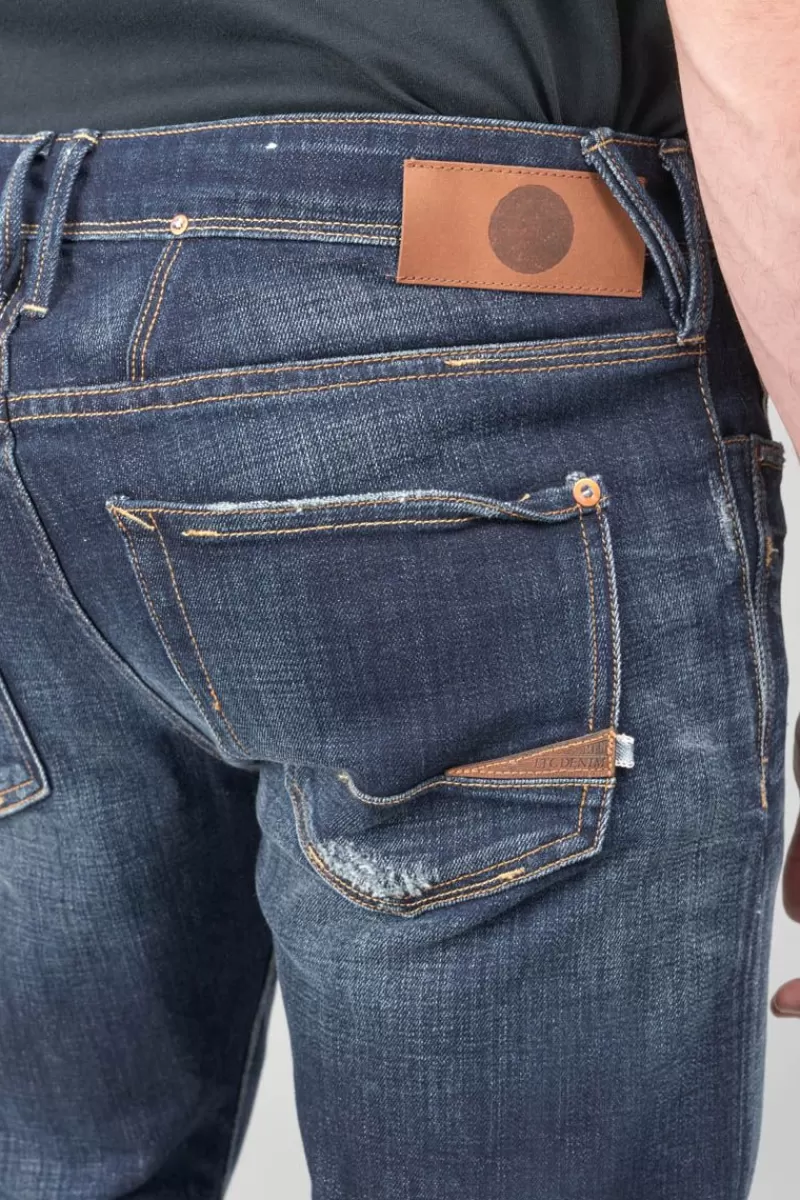 basic__adjusted_jeans_destroy_bleu_n_2.webp Le Temps des Cerises Coupe Adjusted-Basic 600/17 Adjusted Jeans Destroy Bleu N°1 Blue