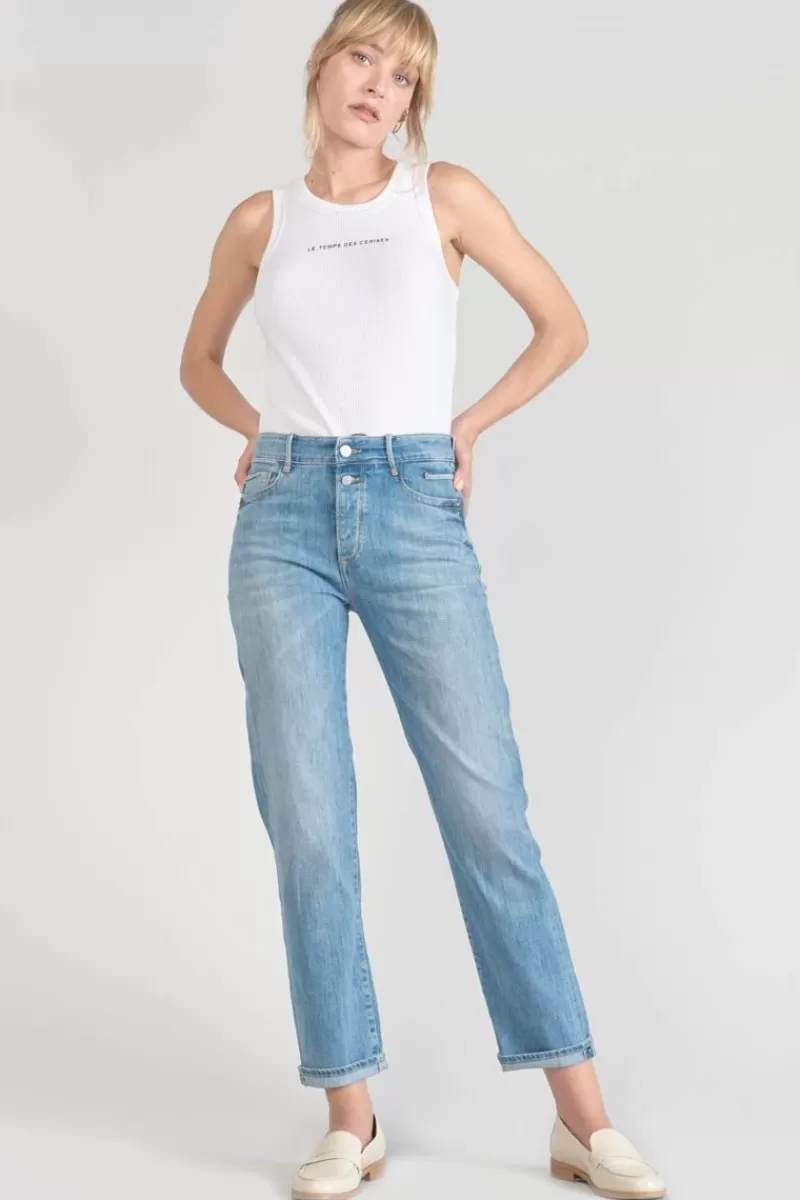 basic__mom_taille_haute_eme_jeans_bleu_n_2-1.webp Le Temps des Cerises Coupe Regular-Basic 400/18 Mom Taille Haute 7/8Eme Jeans Bleu N°4 Blue