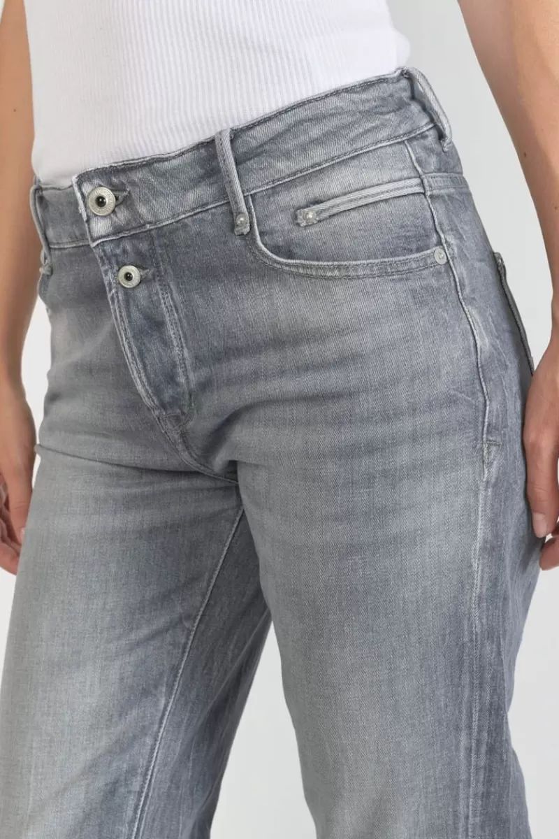 basic__mom_taille_haute_eme_jeans_gris_n_3.webp Le Temps des Cerises Coupe Regular-Basic 400/18 Mom Taille Haute 7/8Eme Jeans Gris N°3 Grey