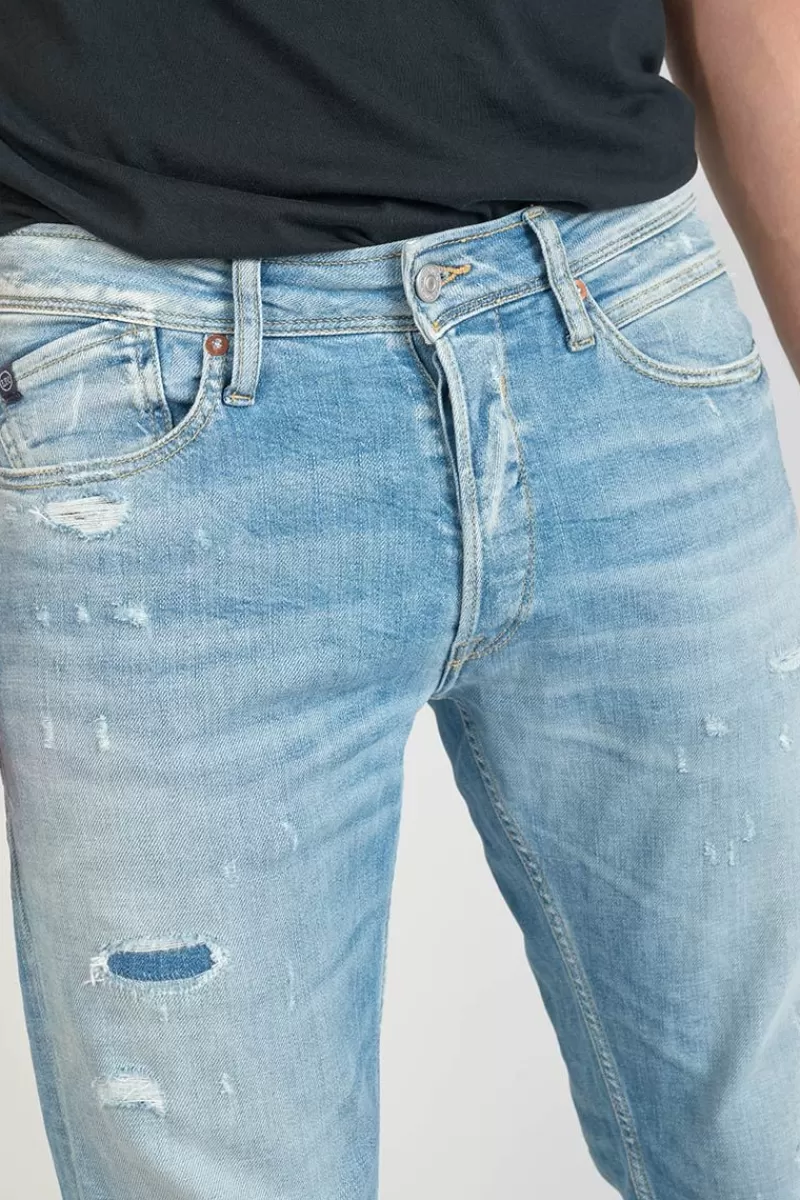 basic__relax_jeans_destroy_bleu_n_2-1.webp Le Temps des Cerises Coupe Regular Confort-Basic 700/17 Relax Jeans Destroy Bleu N°5 Blue