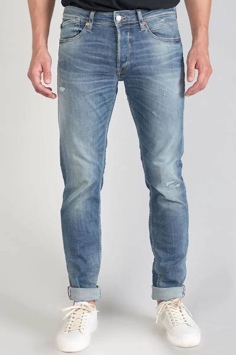 basic__relax_jeans_destroy_bleu_n_4.webp Le Temps des Cerises Coupe Regular Confort-Basic 700/17 Relax Jeans Destroy Bleu N°3 Blue