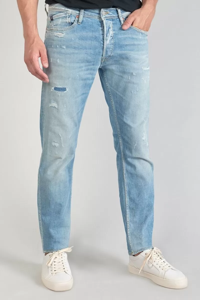 basic__relax_jeans_destroy_bleu_n_5-1.webp Le Temps des Cerises Coupe Regular Confort-Basic 700/17 Relax Jeans Destroy Bleu N°5 Blue