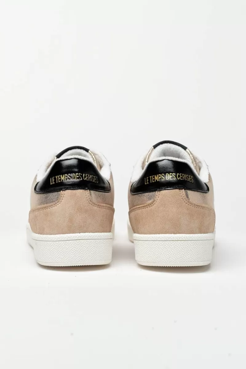 baskets_flash_dorees_2.webp Le Temps des Cerises Chaussures-Baskets Flash Dorees Gold