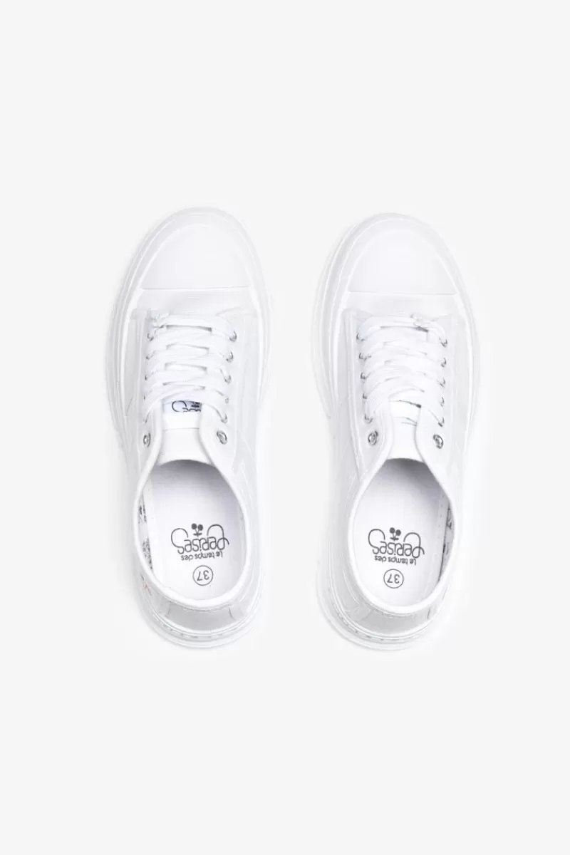 baskets_lina_blanches_3.webp Le Temps des Cerises Chaussures-Baskets Lina Blanches White