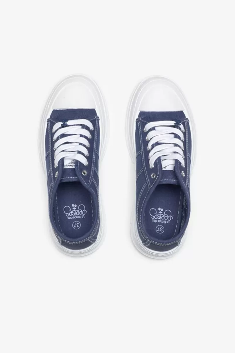 baskets_lina_bleu_marine_3.webp Le Temps des Cerises Chaussures-Baskets Lina Bleu Marine Indigo