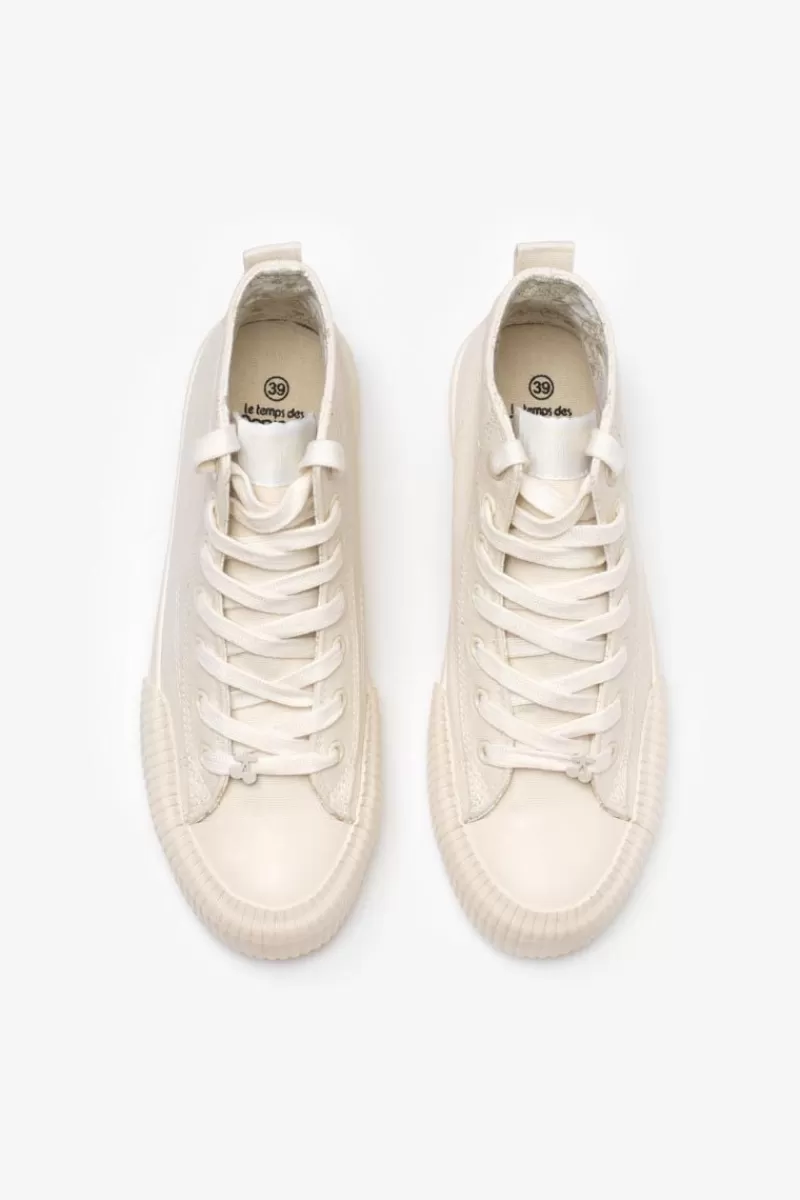 baskets_montantes_harlo_beige_4.webp Le Temps des Cerises Chaussures-Baskets Montantes Harlo Beige Mono Off White