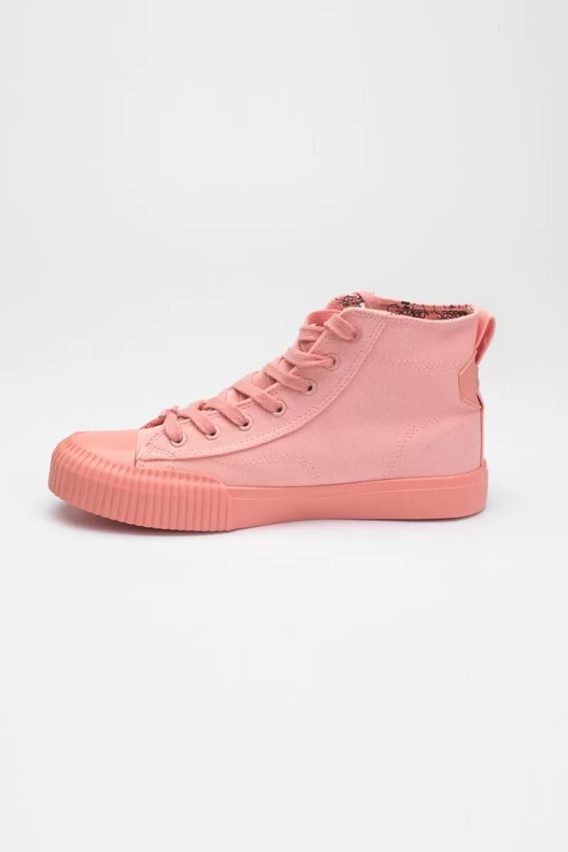 baskets_montantes_harlo_roses_3.webp Le Temps des Cerises Chaussures-Baskets Montantes Harlo Roses Mono Boudoir