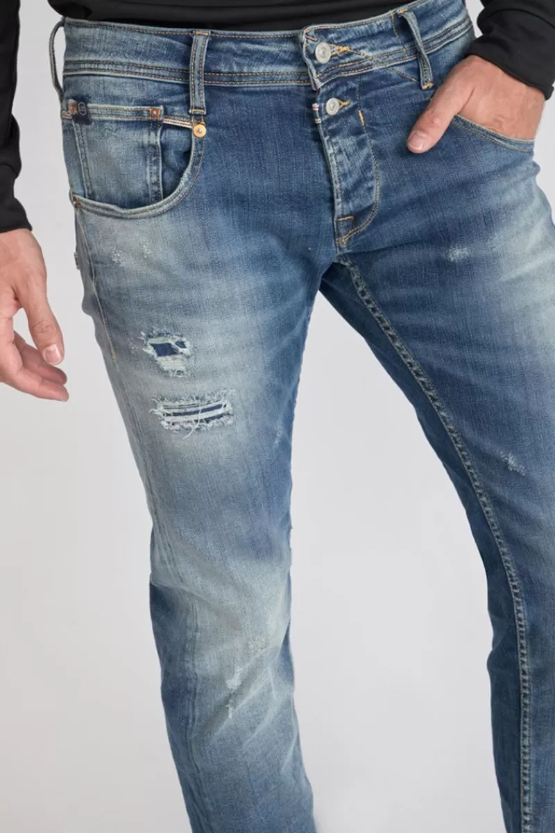 bellarys__regular_jeans_destroy_vintage_bleu_n_2.webp Le Temps des Cerises Coupe Regular Confort-Bellarys 800/12 Regular Jeans Destroy Vintage Bleu N°3 Blue