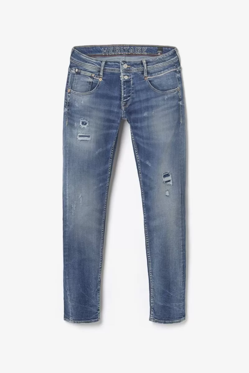 bellarys__regular_jeans_destroy_vintage_bleu_n_6.webp Le Temps des Cerises Coupe Regular Confort-Bellarys 800/12 Regular Jeans Destroy Vintage Bleu N°3 Blue