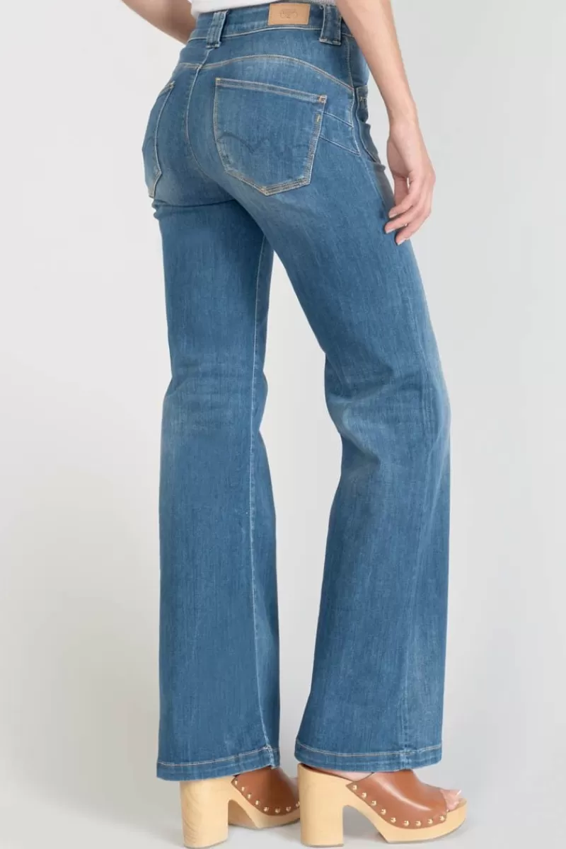 Le Temps des Cerises Taille Haute-Beni Pulp Flare Taille Haute Jeans Bleu N°2 Blue