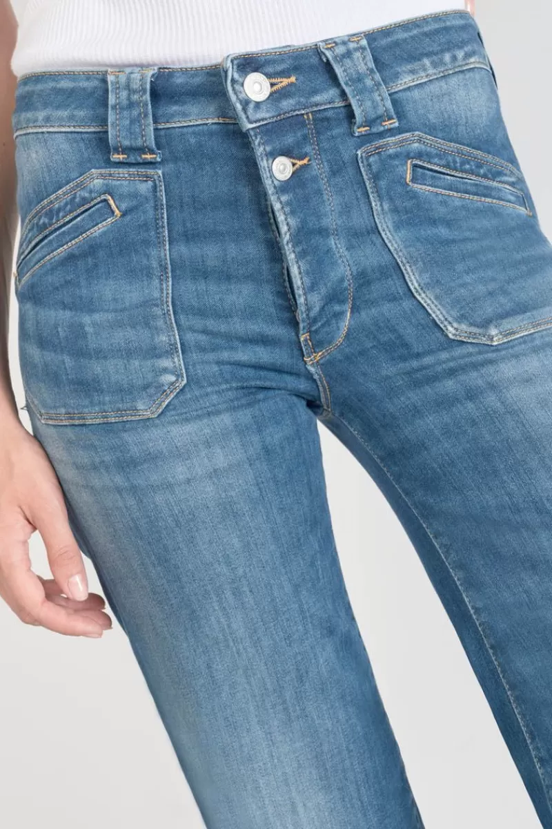beni_pulp_flare_taille_haute_jeans_bleu_n_4.webp Le Temps des Cerises Taille Haute-Beni Pulp Flare Taille Haute Jeans Bleu N°2 Blue