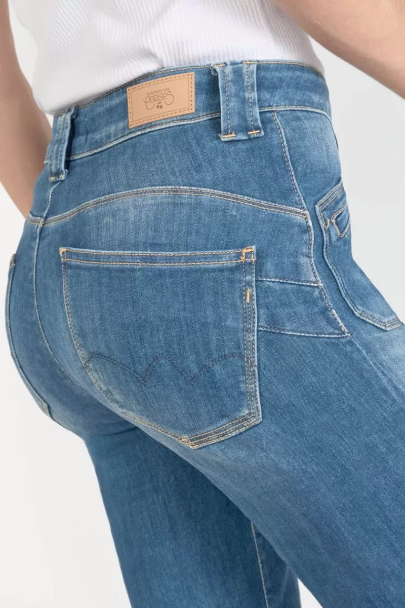 beni_pulp_flare_taille_haute_jeans_bleu_n_5.webp Le Temps des Cerises Taille Haute-Beni Pulp Flare Taille Haute Jeans Bleu N°2 Blue