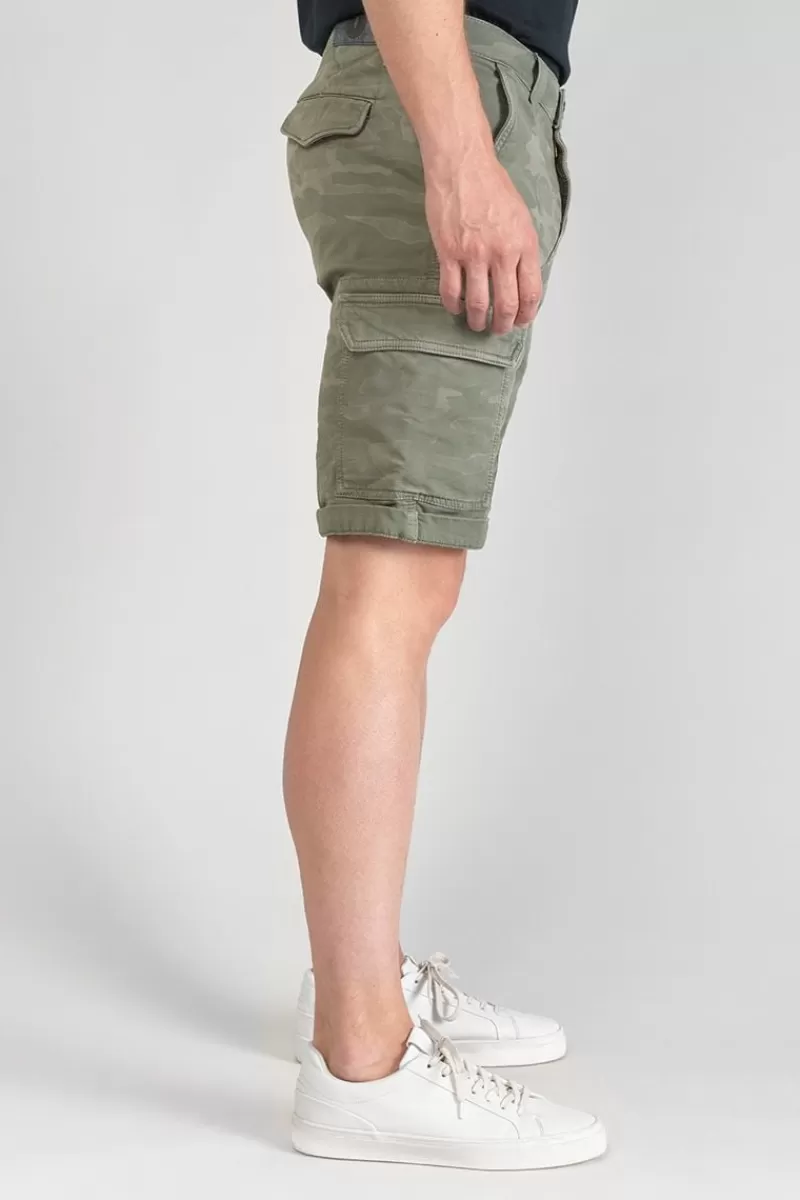 bermuda_army_jogg_damon_kaki_camo_3.webp Le Temps des Cerises Shorts & Bermudas-Bermuda Army Jogg Damon Kaki Camo Khaki Camo