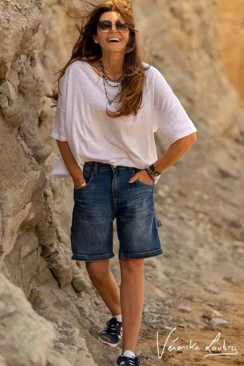 bermuda_charpentier_en_jeans_bleu_by_veronika_loubry_5.webp Le Temps des Cerises Jupes & Shorts-Bermuda Charpentier En Jeans Bleu By Veronika Loubry Blue