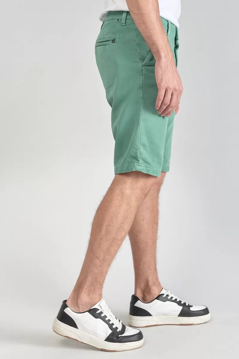 bermuda_chino_jogg_swoop_vert_deau_5.webp Le Temps des Cerises Shorts & Bermudas-Bermuda Chino Jogg Swoop Vert D'Eau Oil