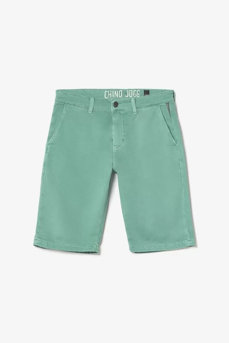 bermuda_chino_jogg_swoop_vert_deau_6.webp Le Temps des Cerises Shorts & Bermudas-Bermuda Chino Jogg Swoop Vert D'Eau Oil