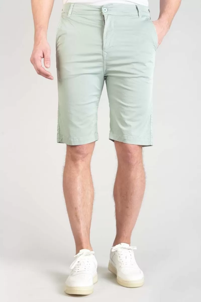 bermuda_dromel_vert_deau_clair_5.webp Le Temps des Cerises Shorts & Bermudas-Bermuda Dromel Vert D'Eau Clair Grey Mist