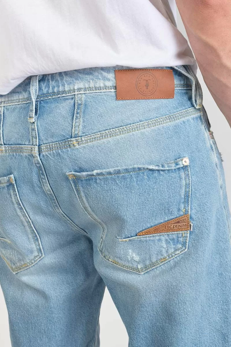 bermuda_laredo_en_jeans_bleu_clair_delave_destroy_3.webp Le Temps des Cerises Bermudas-Bermuda Laredo En Jeans Bleu Clair Delave Destroy Blue