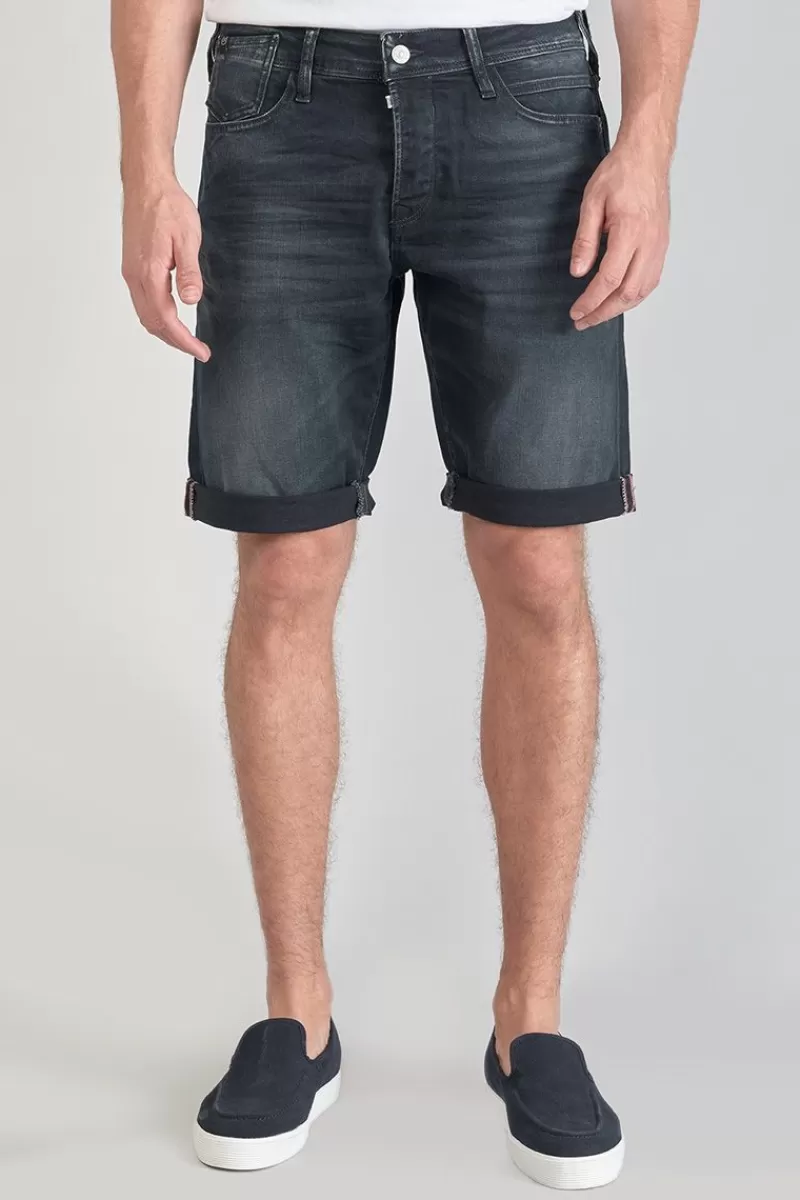 Le Temps des Cerises Bermudas-Bermuda Laredo En Jeans Bleu Noir Blue / Black