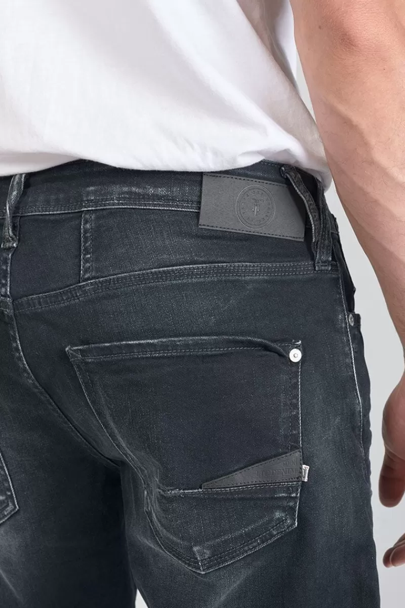 bermuda_laredo_en_jeans_bleu_noir_3.webp Le Temps des Cerises Bermudas-Bermuda Laredo En Jeans Bleu Noir Blue / Black