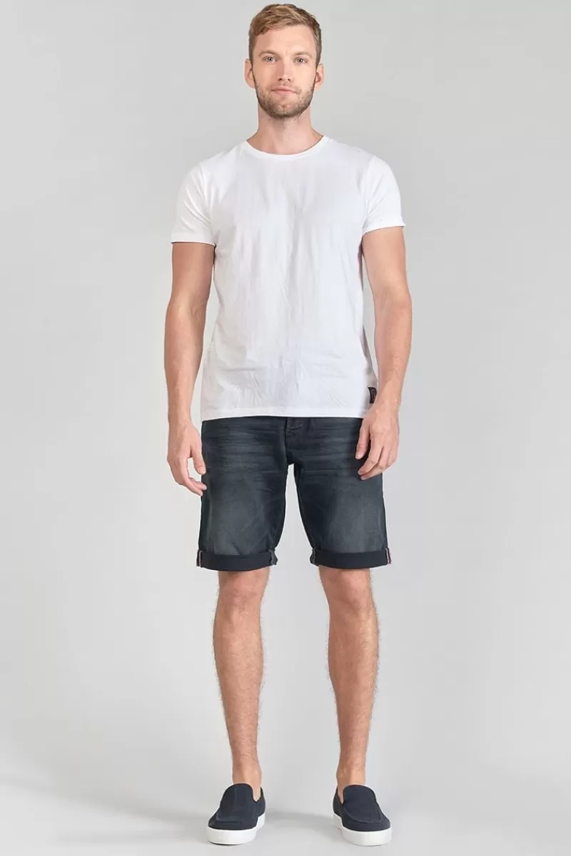 bermuda_laredo_en_jeans_bleu_noir_4.webp Le Temps des Cerises Bermudas-Bermuda Laredo En Jeans Bleu Noir Blue / Black