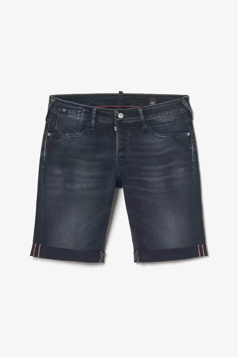 bermuda_laredo_en_jeans_bleu_noir_6.webp Le Temps des Cerises Bermudas-Bermuda Laredo En Jeans Bleu Noir Blue / Black