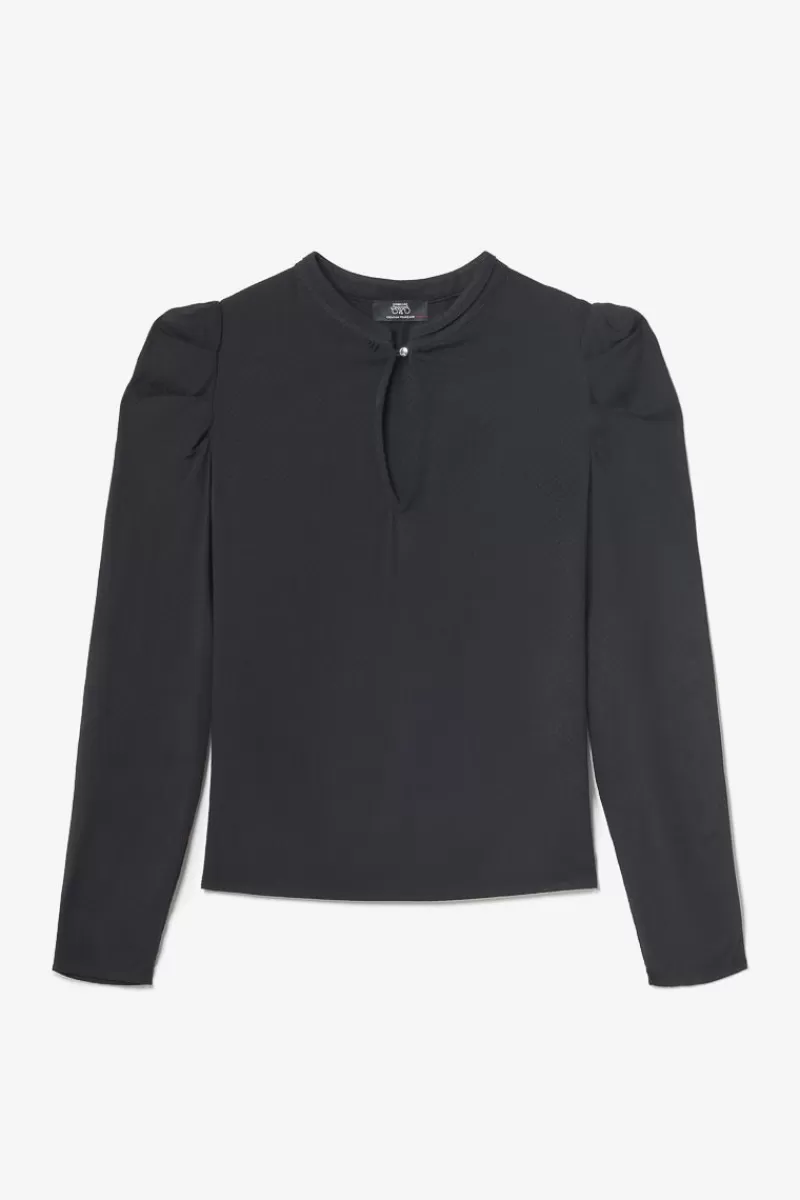 blouse_sterenn_noire_6.webp Le Temps des Cerises Tops-Blouse Sterenn Noire Black