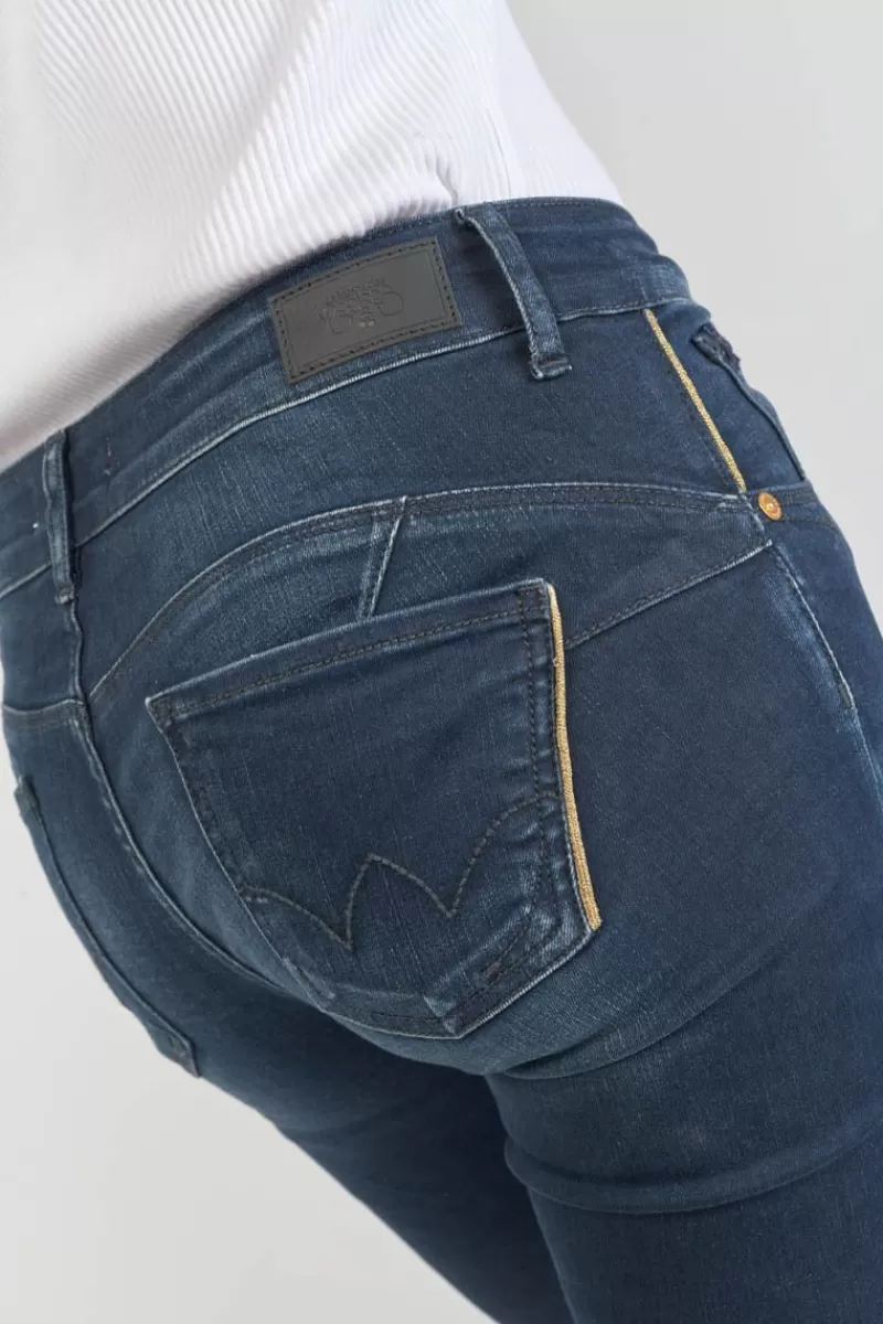 buna_pulp_slim_eme_jeans_bleu_n_2.webp Le Temps des Cerises Coupe Slim-Buna Pulp Slim 7/8Eme Jeans Bleu N°1 Blue