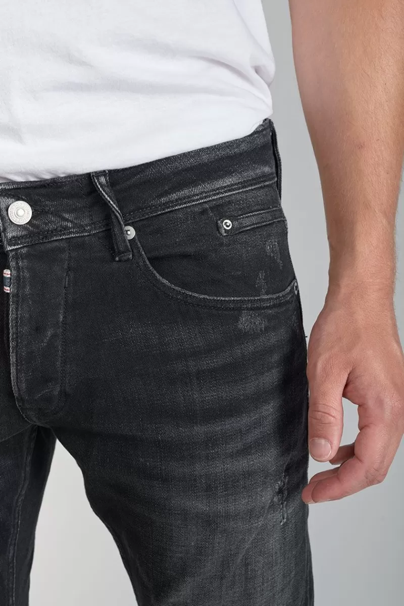 cantini__adjusted_jeans_destroy_noir_n_2.webp Le Temps des Cerises Coupe Adjusted-Cantini 700/11 Adjusted Jeans Destroy Noir N°1 Black / Black