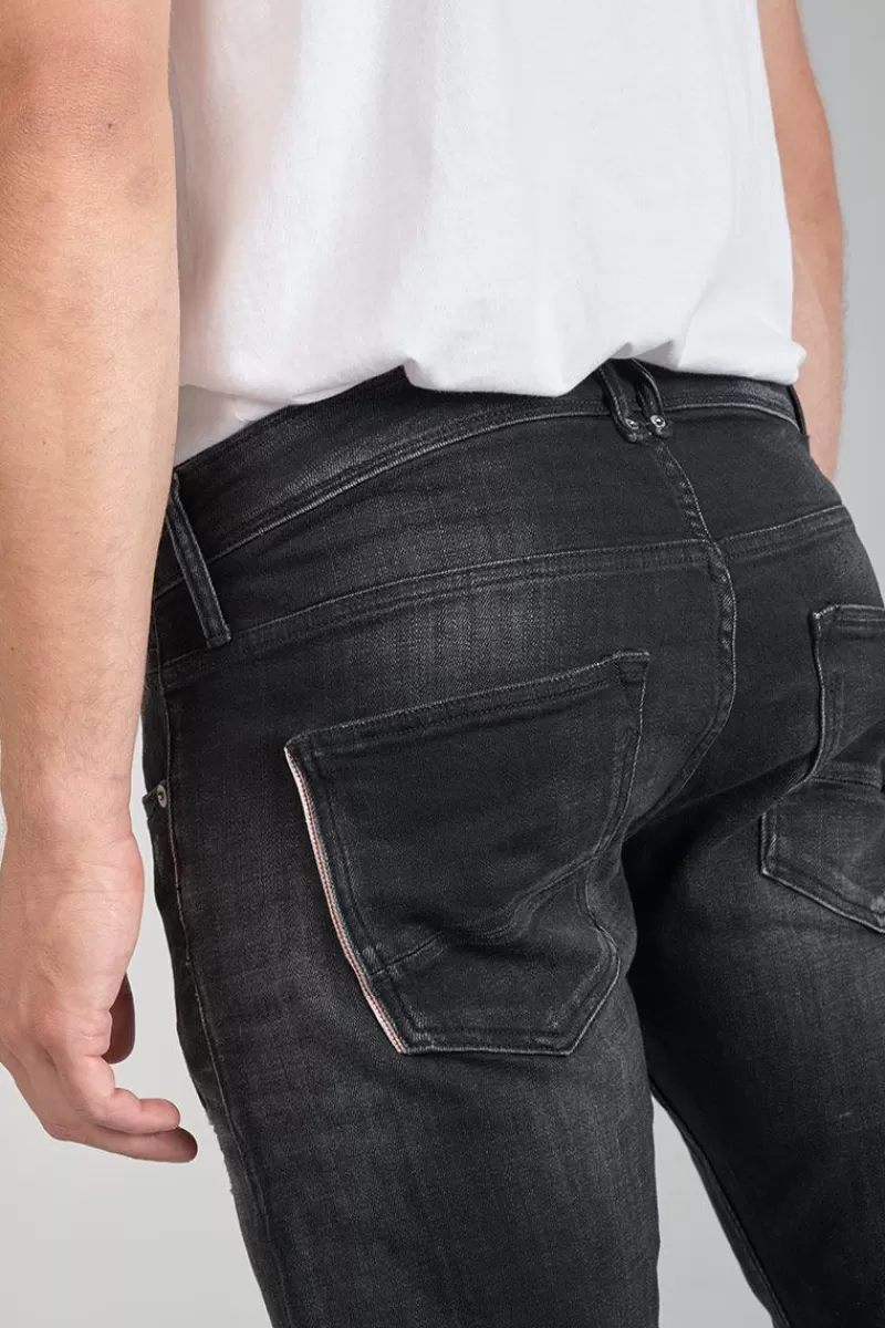 cantini__adjusted_jeans_destroy_noir_n_5.webp Le Temps des Cerises Coupe Adjusted-Cantini 700/11 Adjusted Jeans Destroy Noir N°1 Black / Black