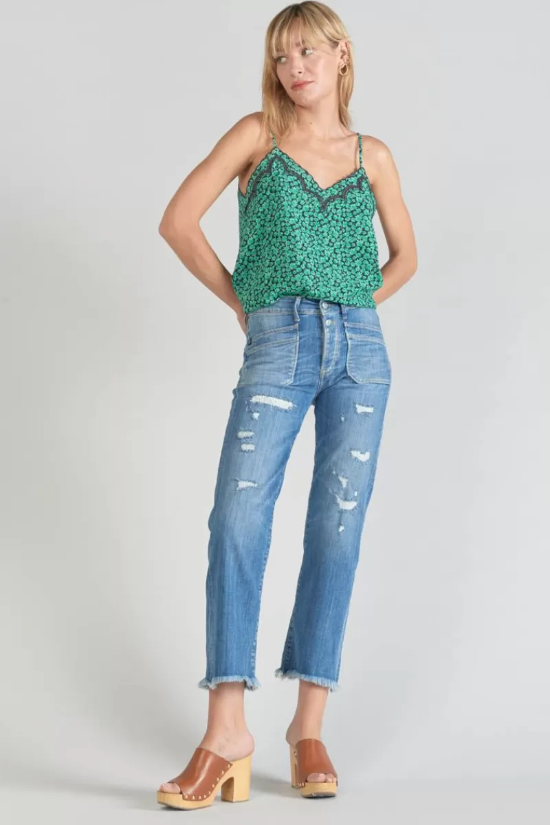 caraco_janna_a_motif_vert_5.webp Le Temps des Cerises Tops-Caraco Janna A Motif Vert Tropical