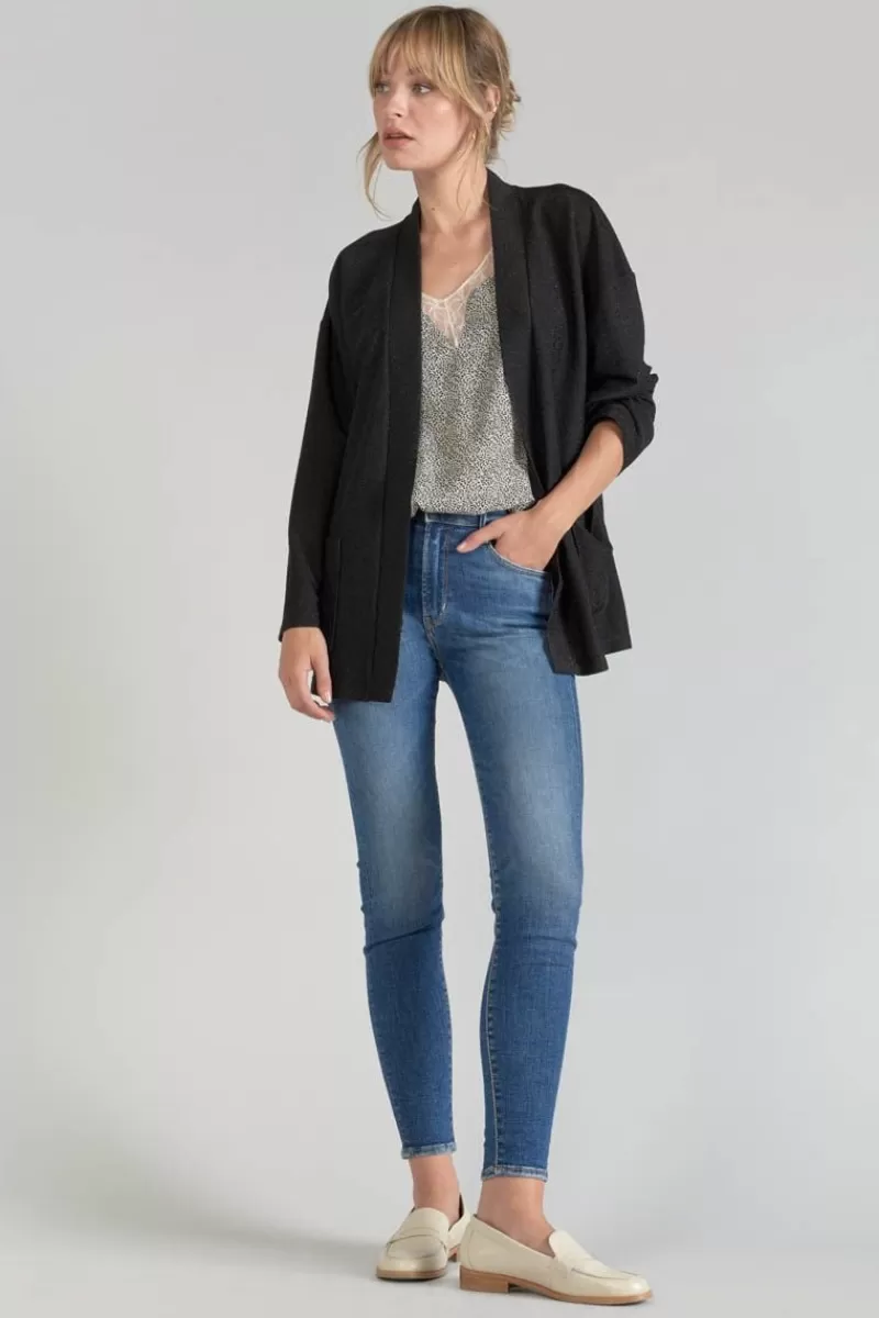 caraco_lucine_a_motif_et_noir_5.webp Le Temps des Cerises Tops-Caraco Lucine A Motif Et Noir Beige