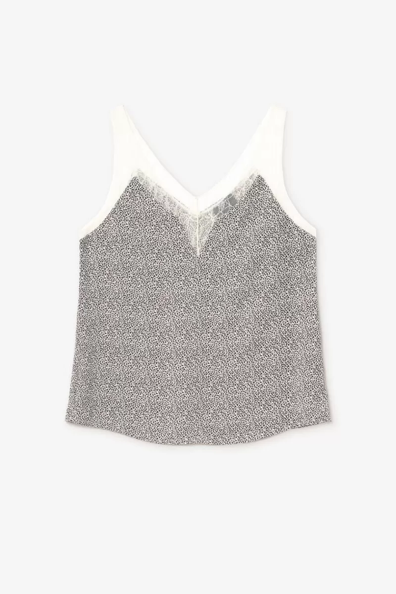 caraco_lucine_a_motif_et_noir_6.webp Le Temps des Cerises Tops-Caraco Lucine A Motif Et Noir Beige