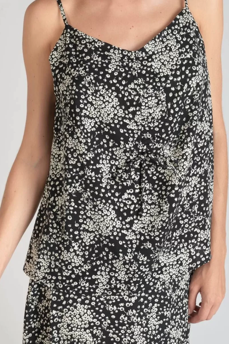 caraco_veronic_a_motif_fleuri_noir_et_blanc_6.webp Le Temps des Cerises Tops-Caraco Veronic A Motif Fleuri Noir Et Blanc Black Flower