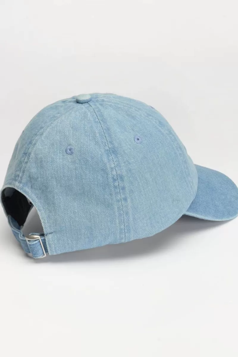 casquette_fannya_bleu_denim_2.webp Le Temps des Cerises Chapeaux & Bonnets-Casquette Fannya Bleu Denim Blue Denim