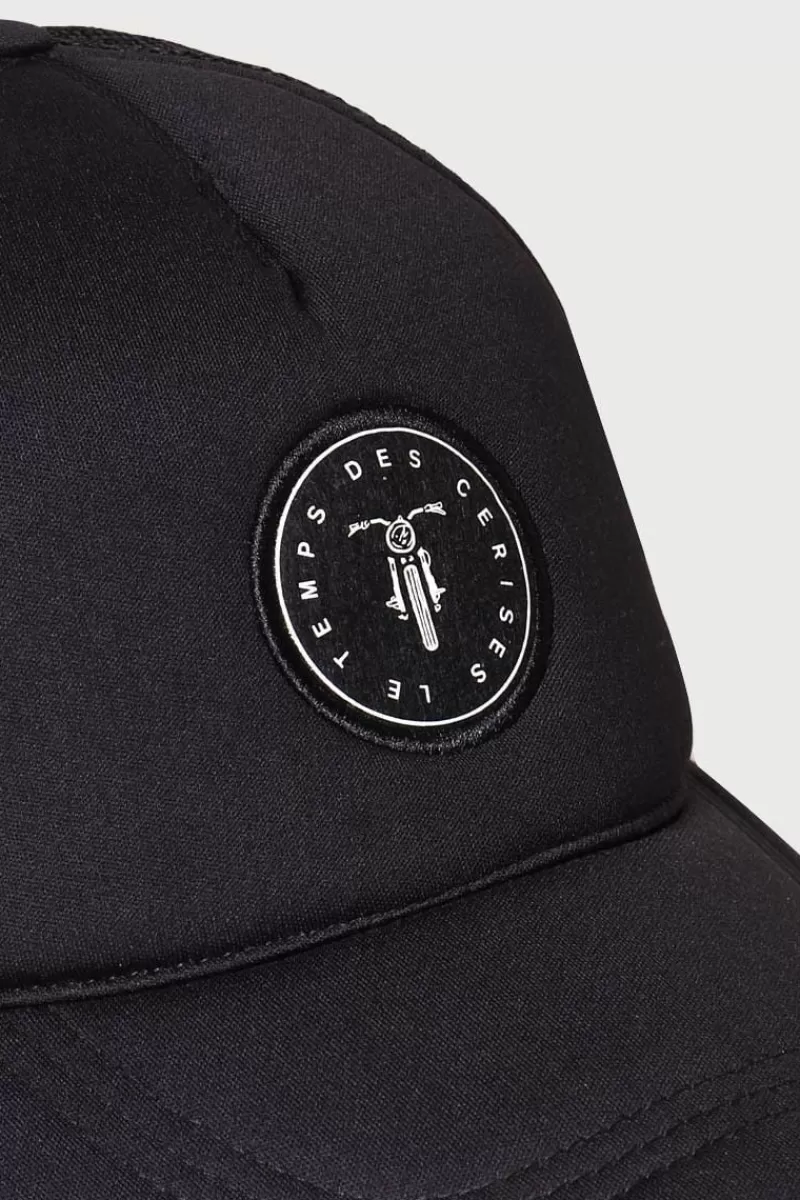 casquette_marlo_noire_2.webp Le Temps des Cerises Bonnets & Casquettes-Casquette Marlo Noire Black-Black