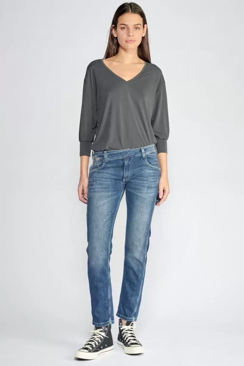 chara__boyfit_jeans_destroy_bleu_n_6.webp Le Temps des Cerises Coupe Boyfit-Chara 200/43 Boyfit Jeans Destroy Bleu N°4 Blue