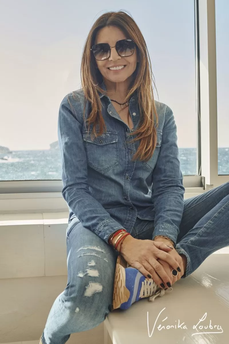 Le Temps des Cerises Chemises Et Vestes-Chemise En Jeans Josy Bleue By Veronika Loubry Blue