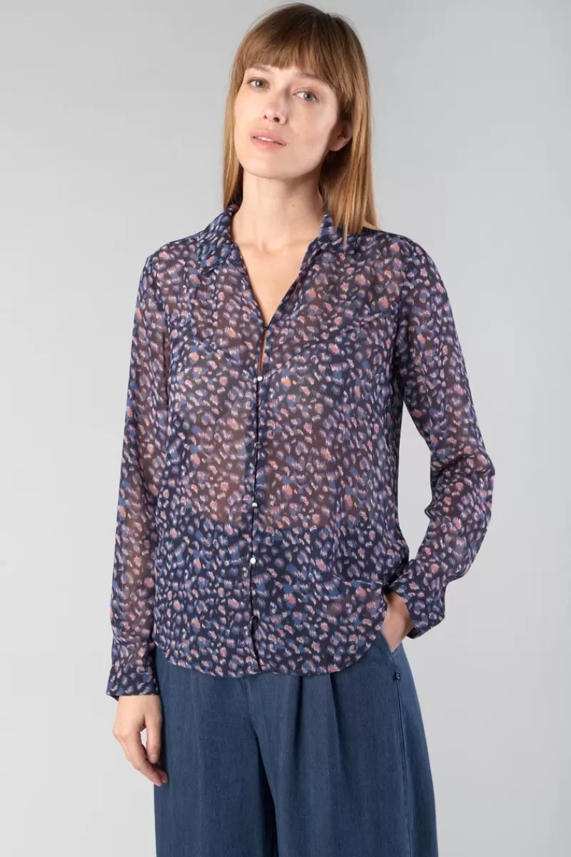 chemise_luz_a_motif_leopard_3.webp Le Temps des Cerises Chemises-Chemise Luz A Motif Leopard Stone Love
