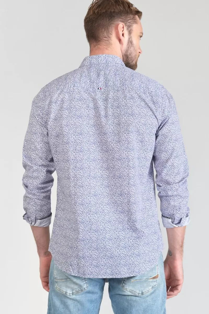 chemise_meta_a_motif_fleuri_2.webp Le Temps des Cerises Chemises-Chemise Meta A Motif Fleuri White