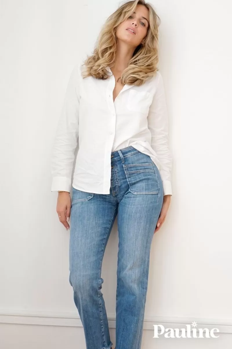 collab_paulinetrrs_pablo_taille_haute_eme_jeans_bleu_n_2.webp Le Temps des Cerises Coupe Regular-Collab @Paulinetrrs Pablo Taille Haute 7/8Eme Jeans Bleu N°4 Blue